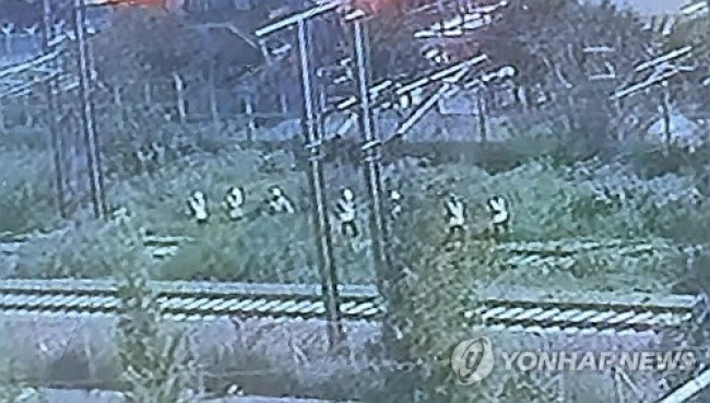 청도 열차사고 직전 작업자 이동 모습 담긴 CCTV