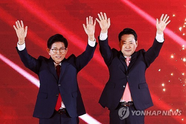 김문수·장동혁, 국민의힘 당대표 결선 진출