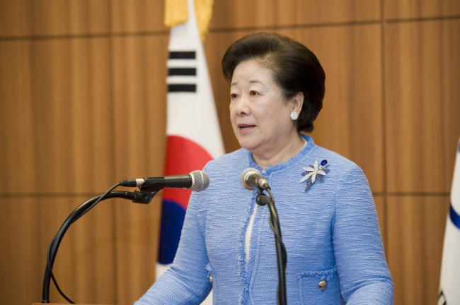 한학자 통일교 총재.