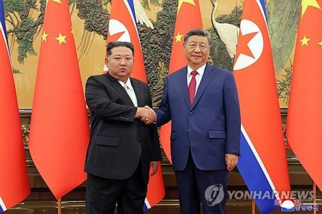 김정은, 시진핑과 북중정상회담