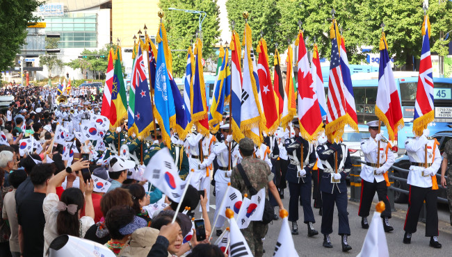 제75주년 인천상륙작전 기념 시가행진