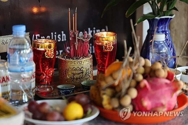 캄보디아 피살 대학생 시신 안치됐던 불교 사원