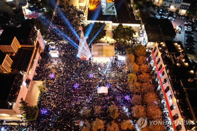 2년 만에 재개된 베들레헴 크리스마스 행사