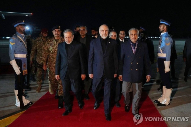 미국과의 첫 종전 협상 당시 이란 대표단