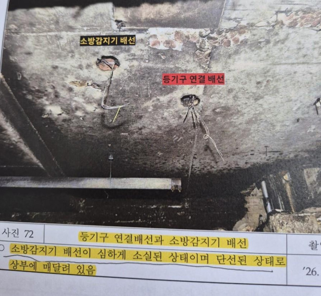소방 보고서 속 감지기