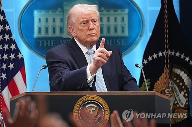 도널드 트럼프 미국 대통령